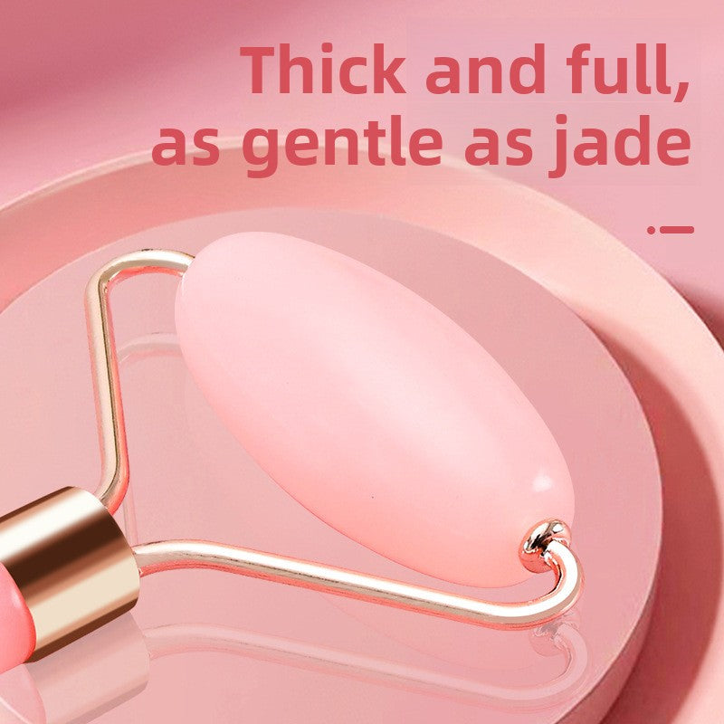 Heart-shaped crystal roller massage board