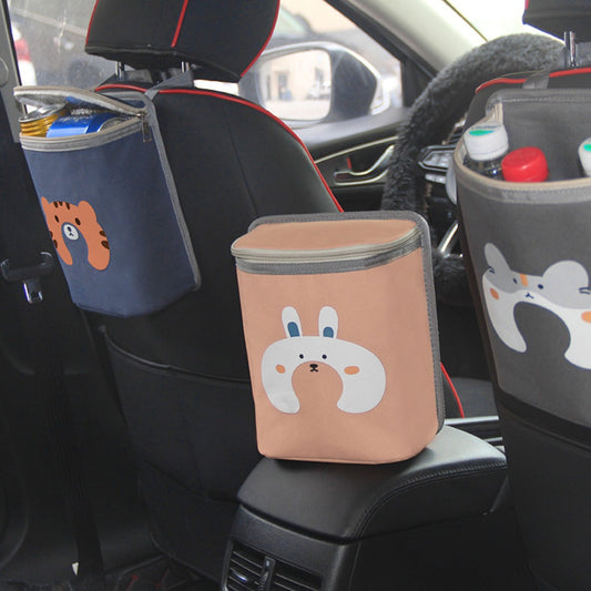 Car cartoon thermal insulation bag, car seat back multi-functional thermal insulation bag, car aluminum film storage bag