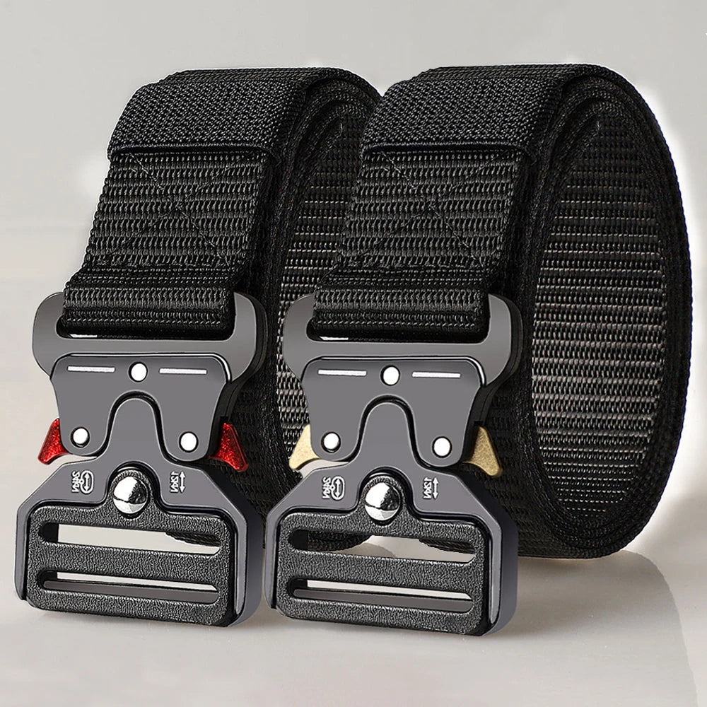 Versatile Men's Tactical Belts - Durable, Adjustable Design-For Outdoor Sports Enthusiasts，Pair with Pants Jeans，For Men Women ﻿