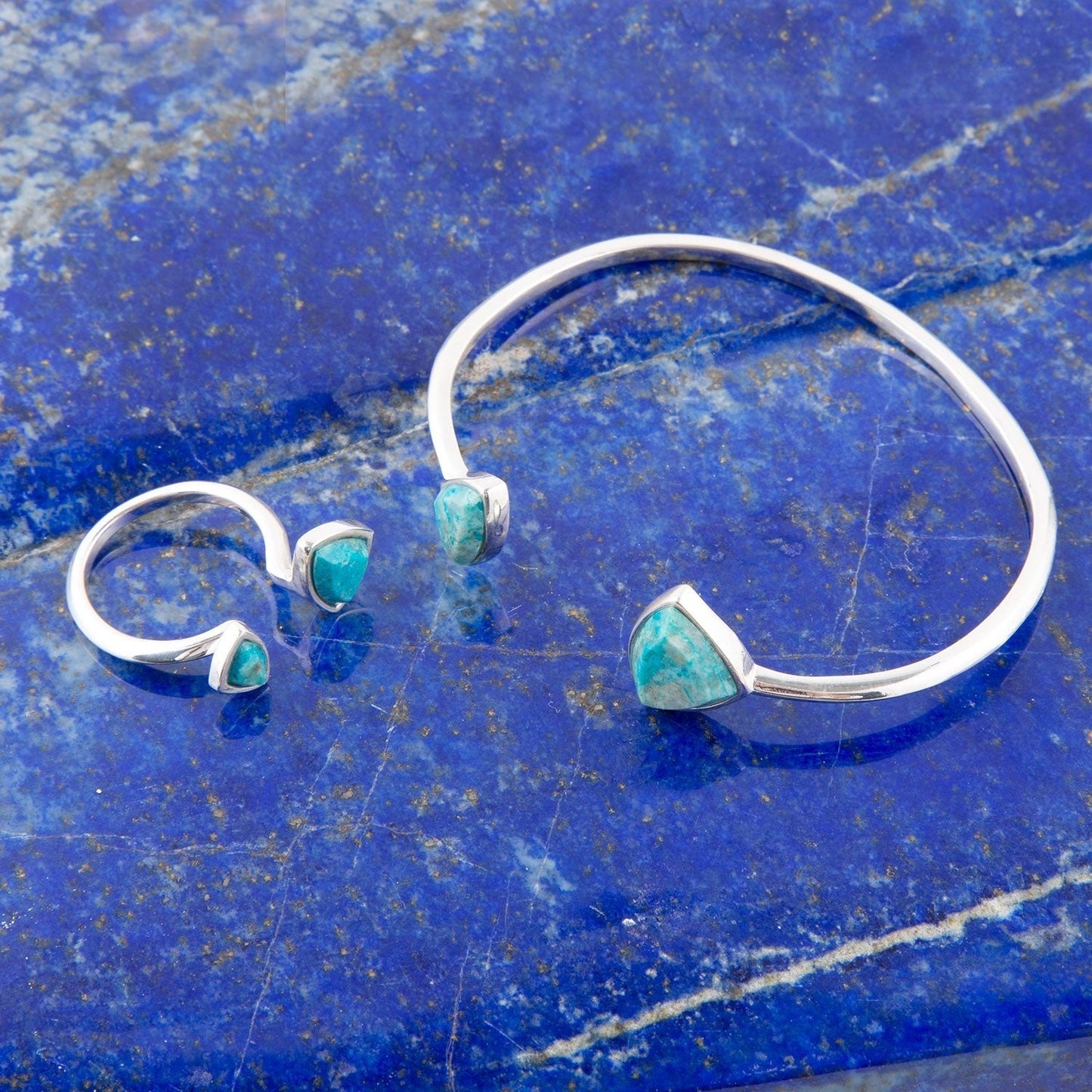 Chrysocolla Open Cuff Bracelet