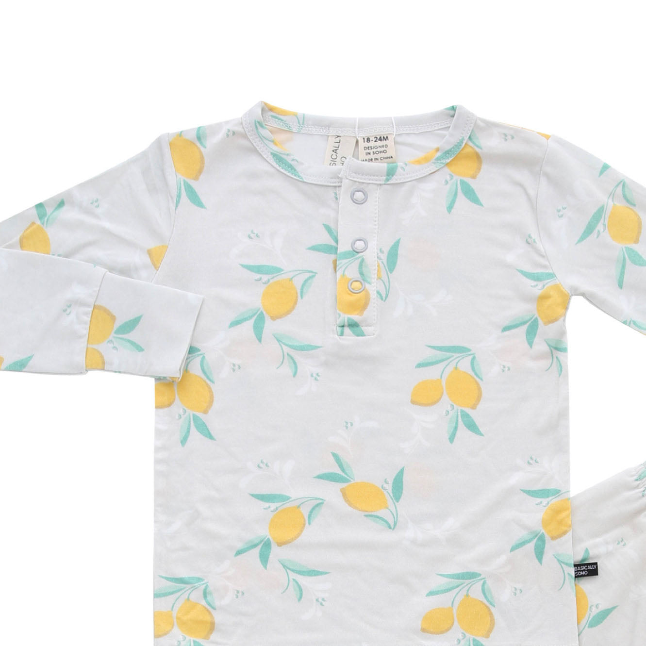 Amalfi Coast Lemon Gray Two-Piece Set