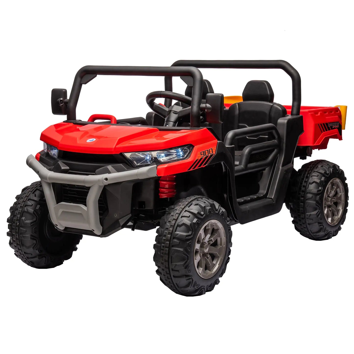 24V Ride On Truck 2 Seater Ride On UTV With 2x200W Motor Ride On Dump Truck With Dump Bed Shovel Ride On Car With Remote Control Electric Vehicle With Non Slip Tyre For Boys Girls - # BOT&G511210003