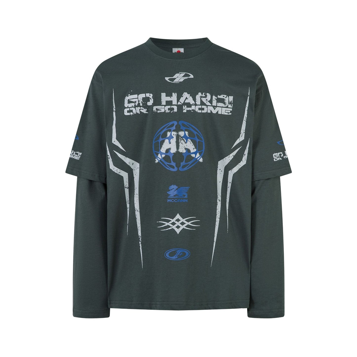 Retro Hip Hop Cotton Long Sleeve T-Shirt