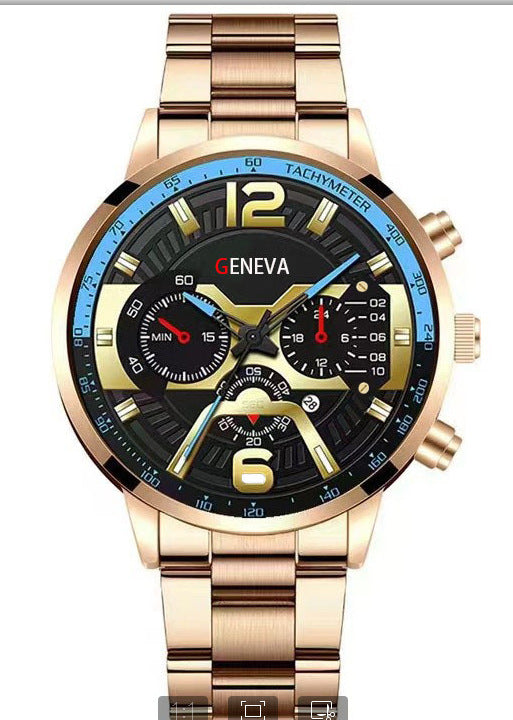 Calendar quartz watch