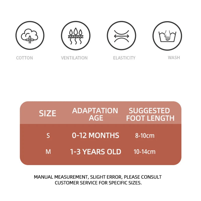 Baby Knee Non-Slip Floor Socks - # BAGE71210001