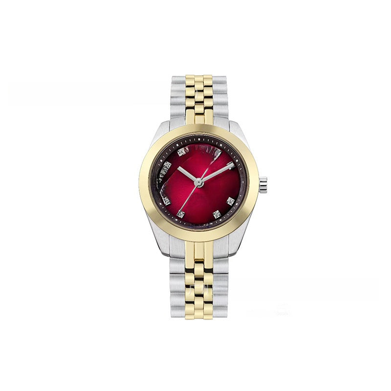 Pearl-set diamond style Saturn watch