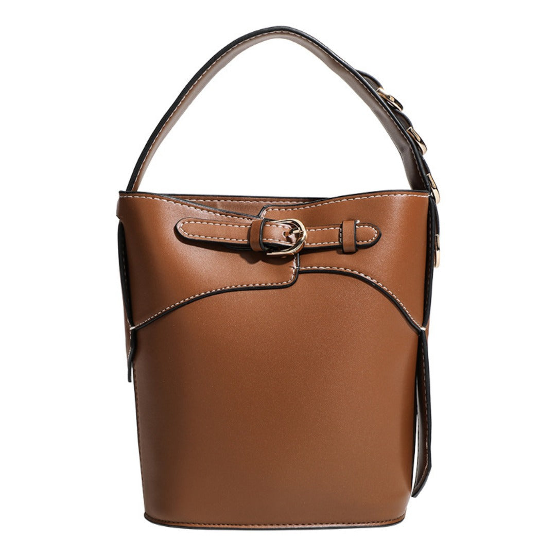 Chic Small Hand Bucket Bag – Stylish Fashion Commuter Shoulder Crossbody Bag & Compact Tote Purse hobo