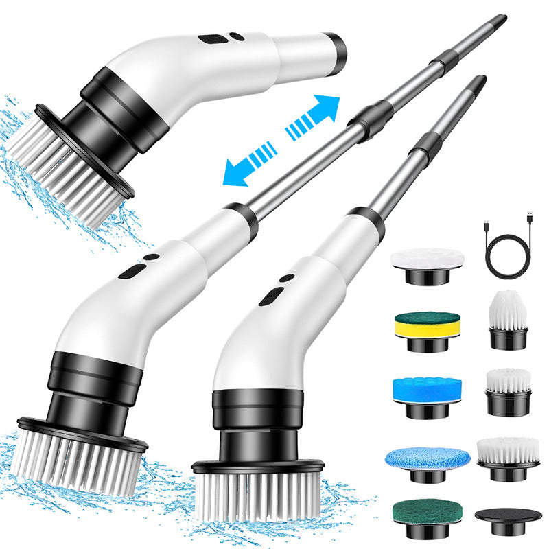 Handheld Electric Cleaning Brush with Multiple Attachments