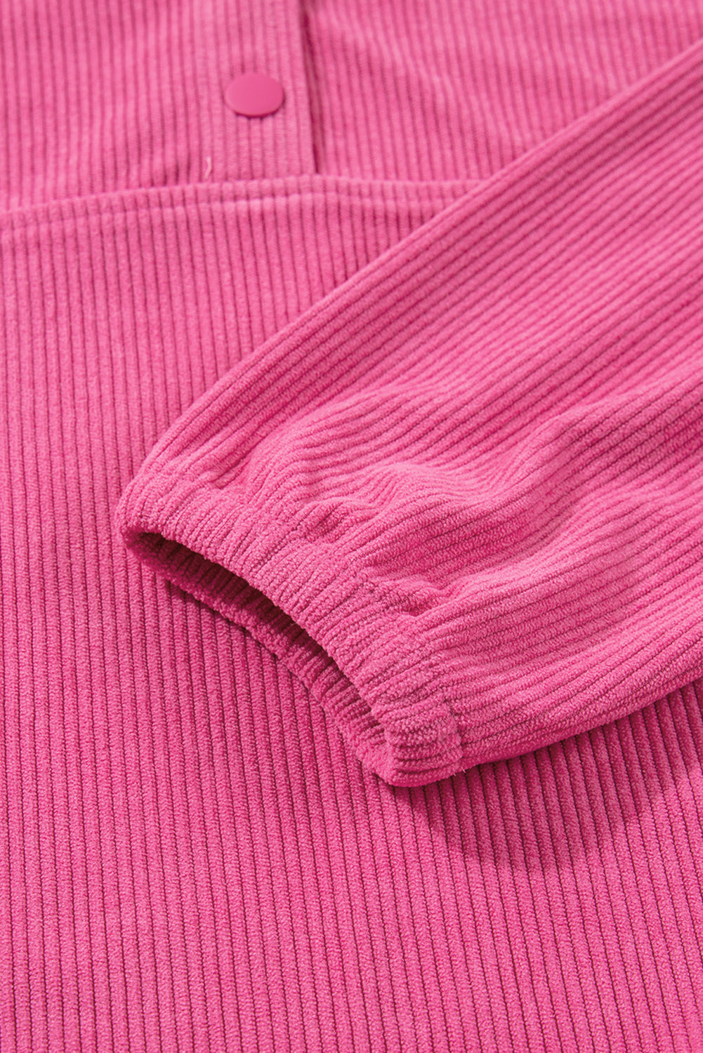 Solid Corduroy Pullover and Drawstring Pants Set