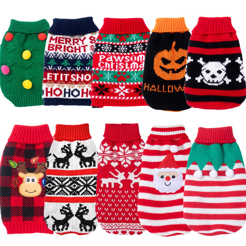 Knitted Pet Sweater for Small and Medium Dogs