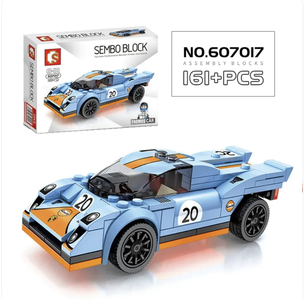 City Racing Building Blocks Set - Educational Car Story Toys for Children - # BOT&G52710007