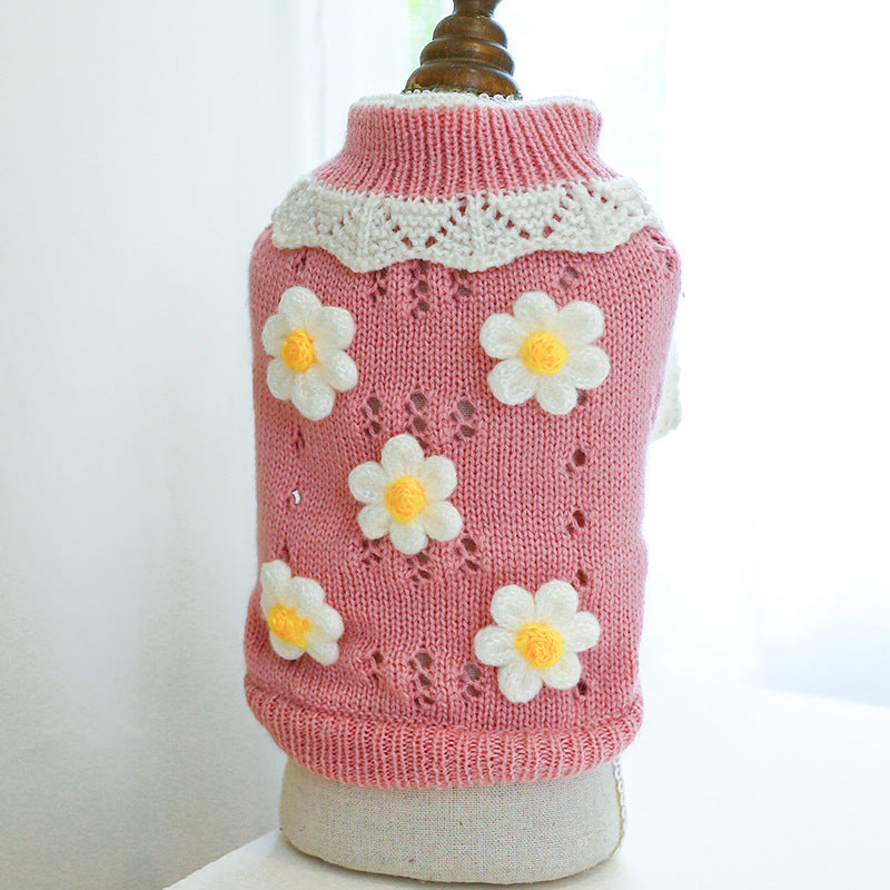 Pet Sweater for Dogs and Cats, Winter Wool Knitwear