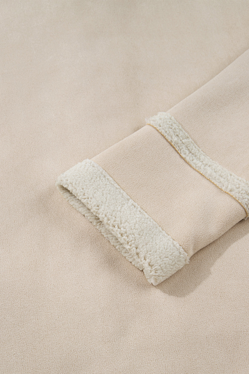 Western Suede Sherpa Lined Jacket