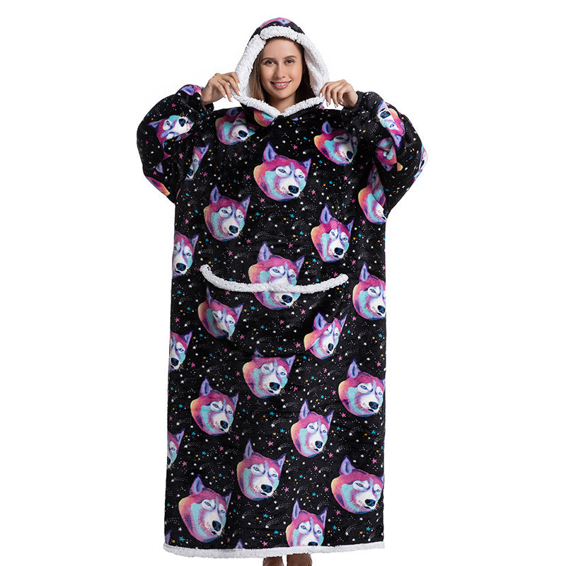 Flannel Hooded Animal Pajamas