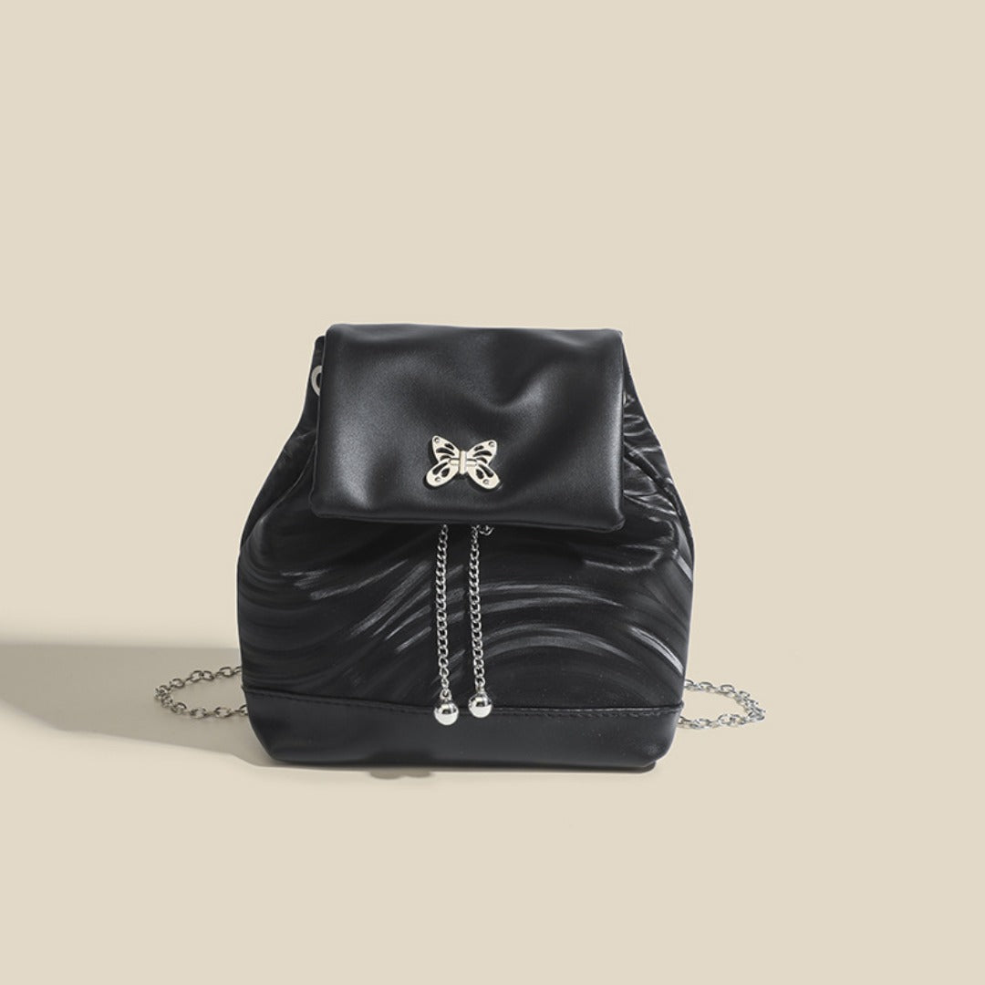 Mini chain backpack, bag women's summer fashion backpack, student backpack purse