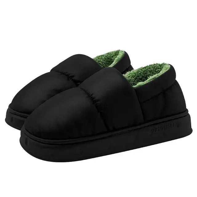 Winter Waterproof Anti-Slip Cotton Slippers - # BOAA73410001