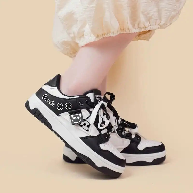 Kawaii Panda Chunky Shoes - # BOAA73510009