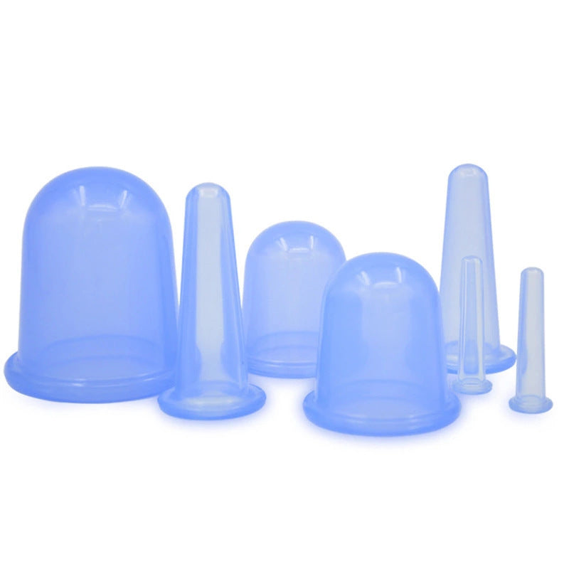 Silicone Facial Cupping Set for Massage and Therapy