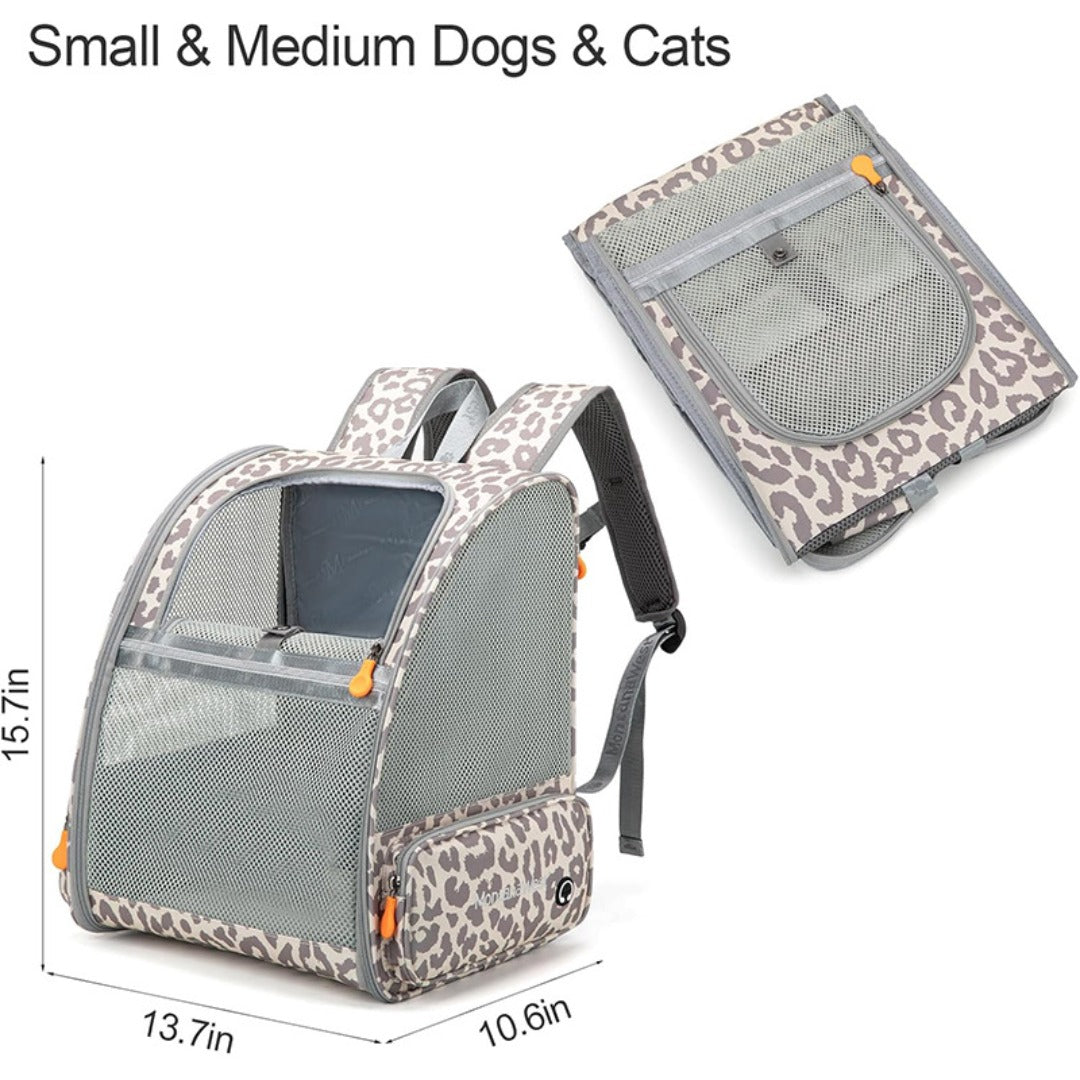 Stylish Pet Bag - Premium Pet Backpack Portable with Breathable Mesh for Hiking, Perfect Cat Backpack for Everyday Adventures