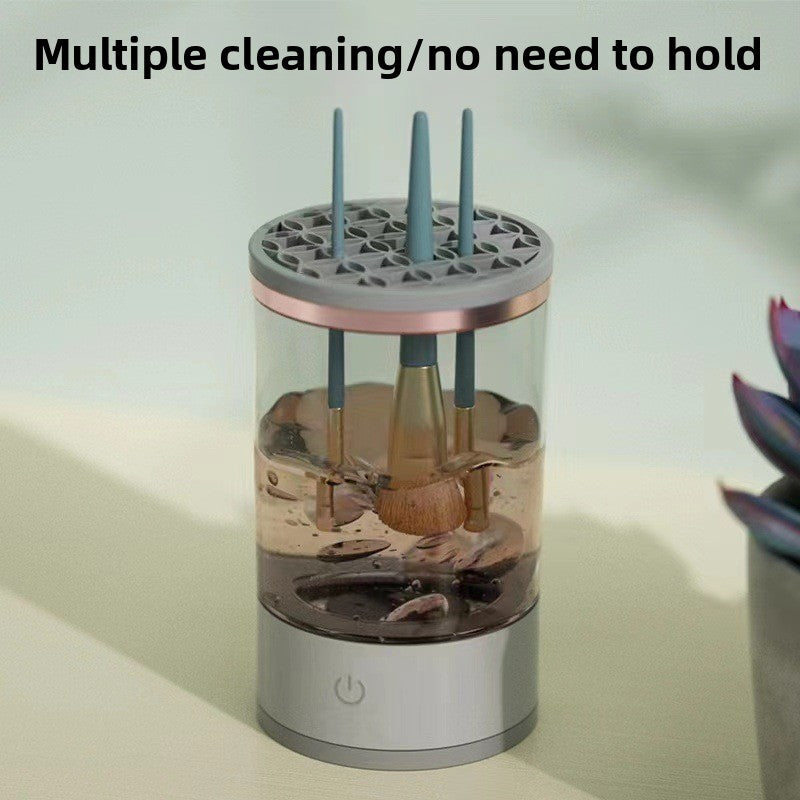 Electric brush cleaner