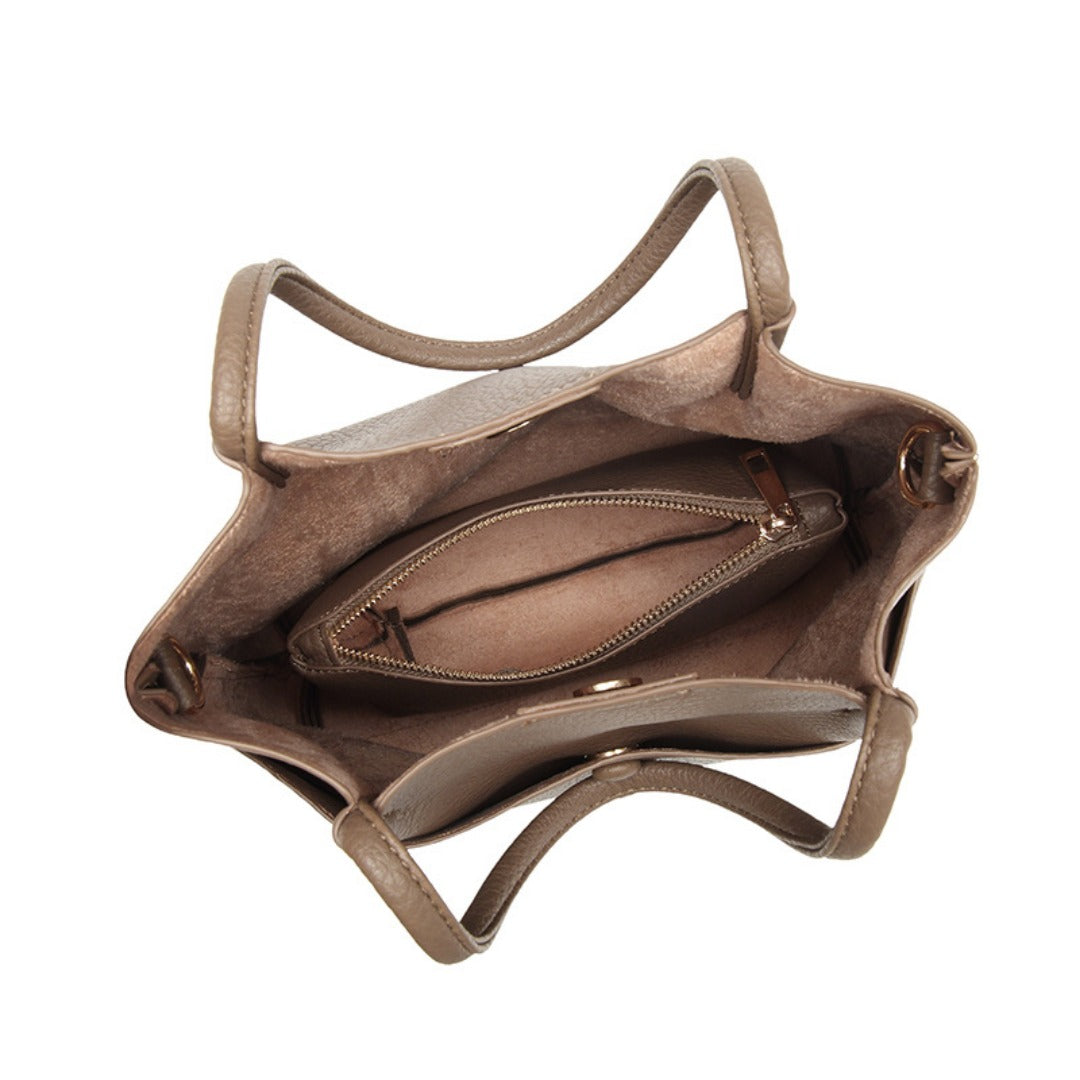 College style tote bag, large capacity tote bag, simple versatile top handle purse, tote shoulder hobo bag