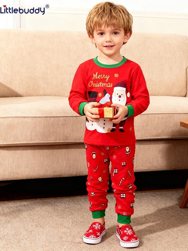 Four Seasons Pure Cotton Lightweight Boys and Girls Santa Claus Costume