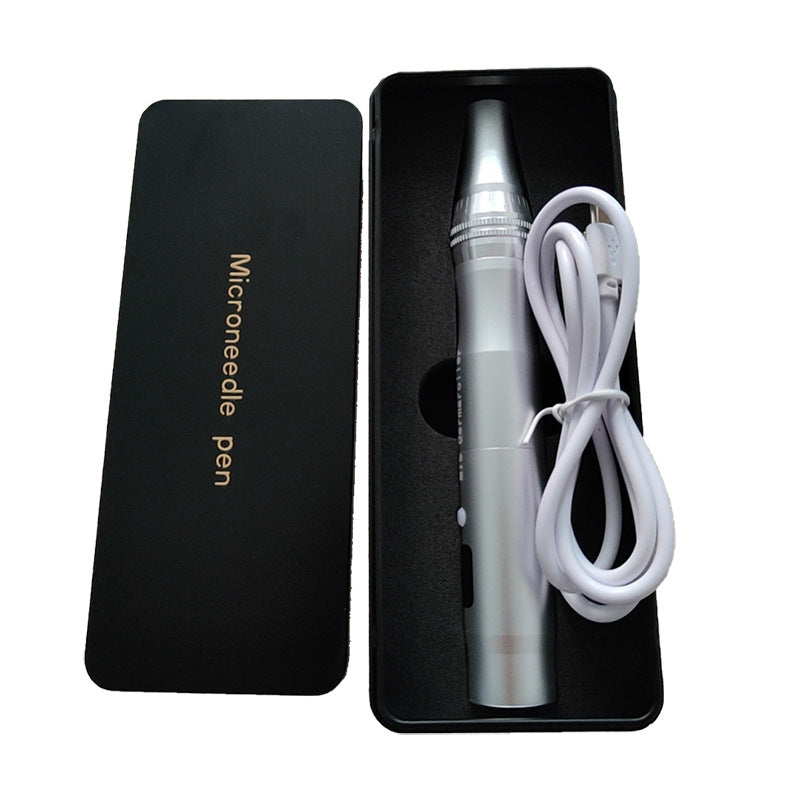 Electric microneedle beauty instrument