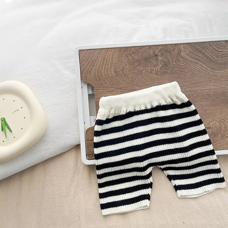 Baby Solid Color Knitted Shorts for Summer (1-3 Years) - # BAAA1B11010003