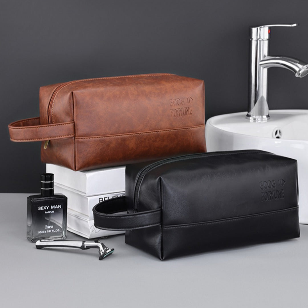 Travel Portable Men's Wash Bag – Business Travel Wash Kit Storage Bag, Toiletry Bag for Men | Compact & Stylish Design for On-the-Go Convenience
