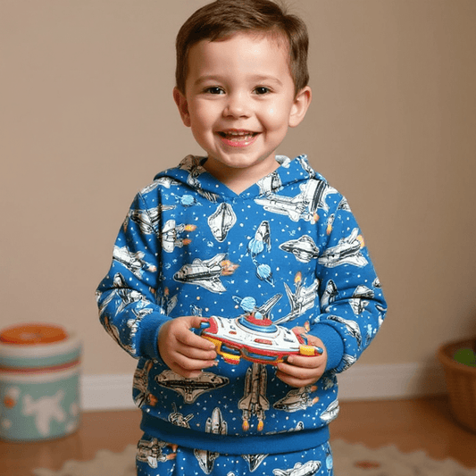 Deep In Orbit Hooded Jogger Set