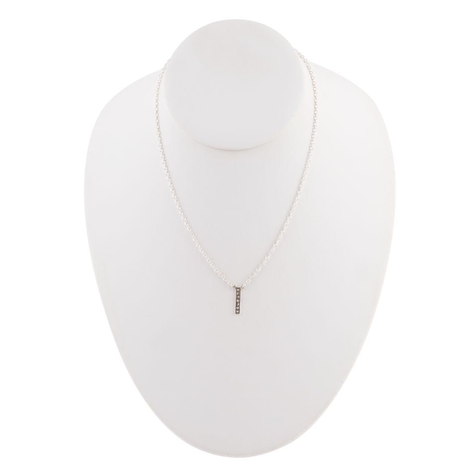 Delicate Bar Sterling Silver Necklace
