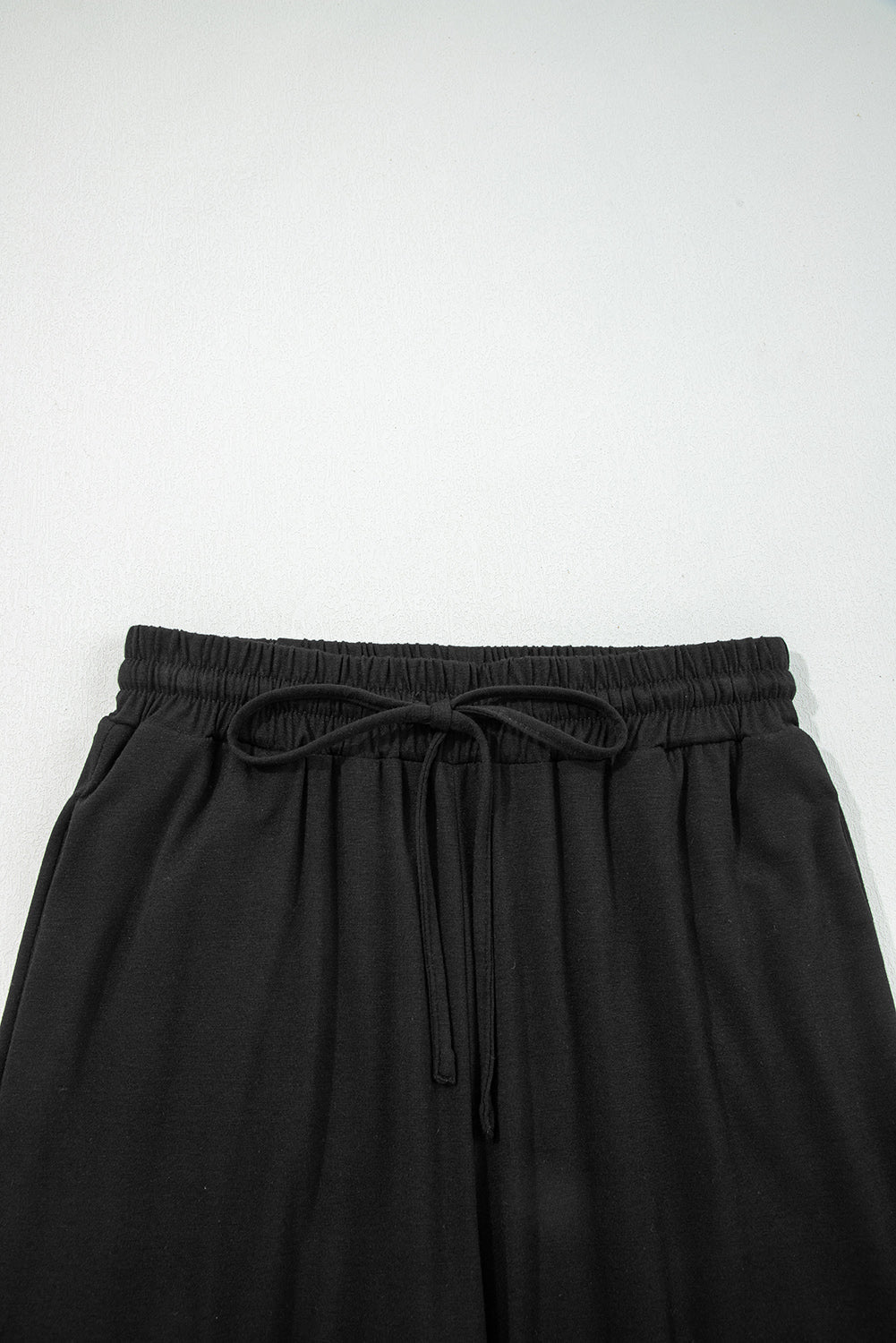 Contrast Trim Hooded Cardigan and Pants Set