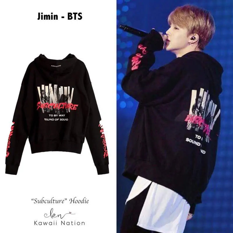 Bangtan Boys Park Jimin Subculture Hoodie - # BOAA13510002