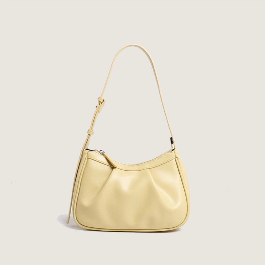 Women's bag pleated underarm bag hobo small shoulder bag for women