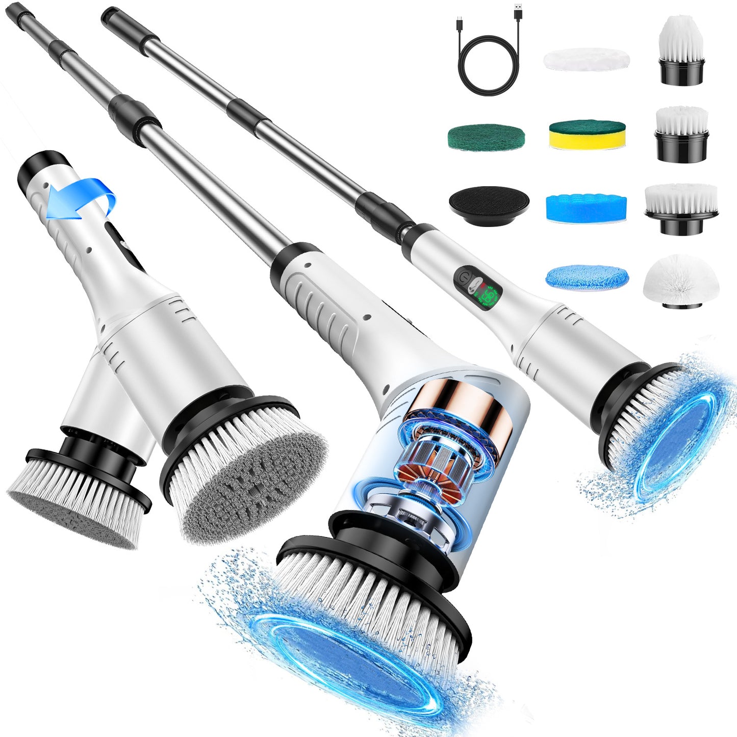 Electric cleaning brush