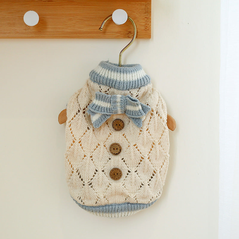 Pet Sweater for Dogs and Cats, Winter Wool Knitwear