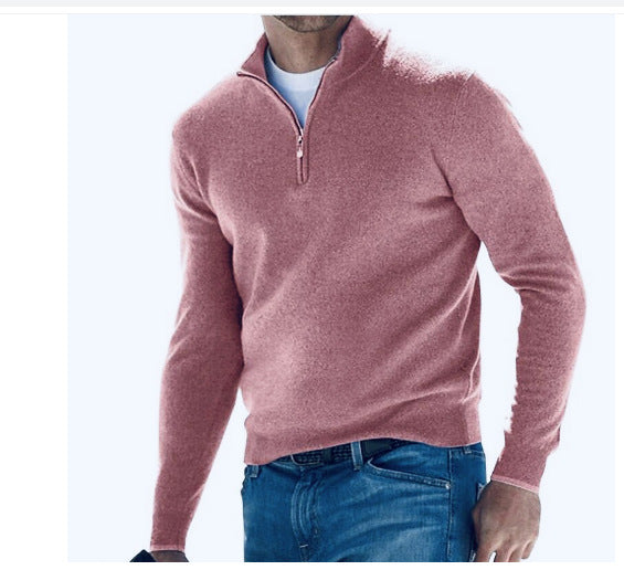 2Men's Long Sleeve Cashmere Sweater