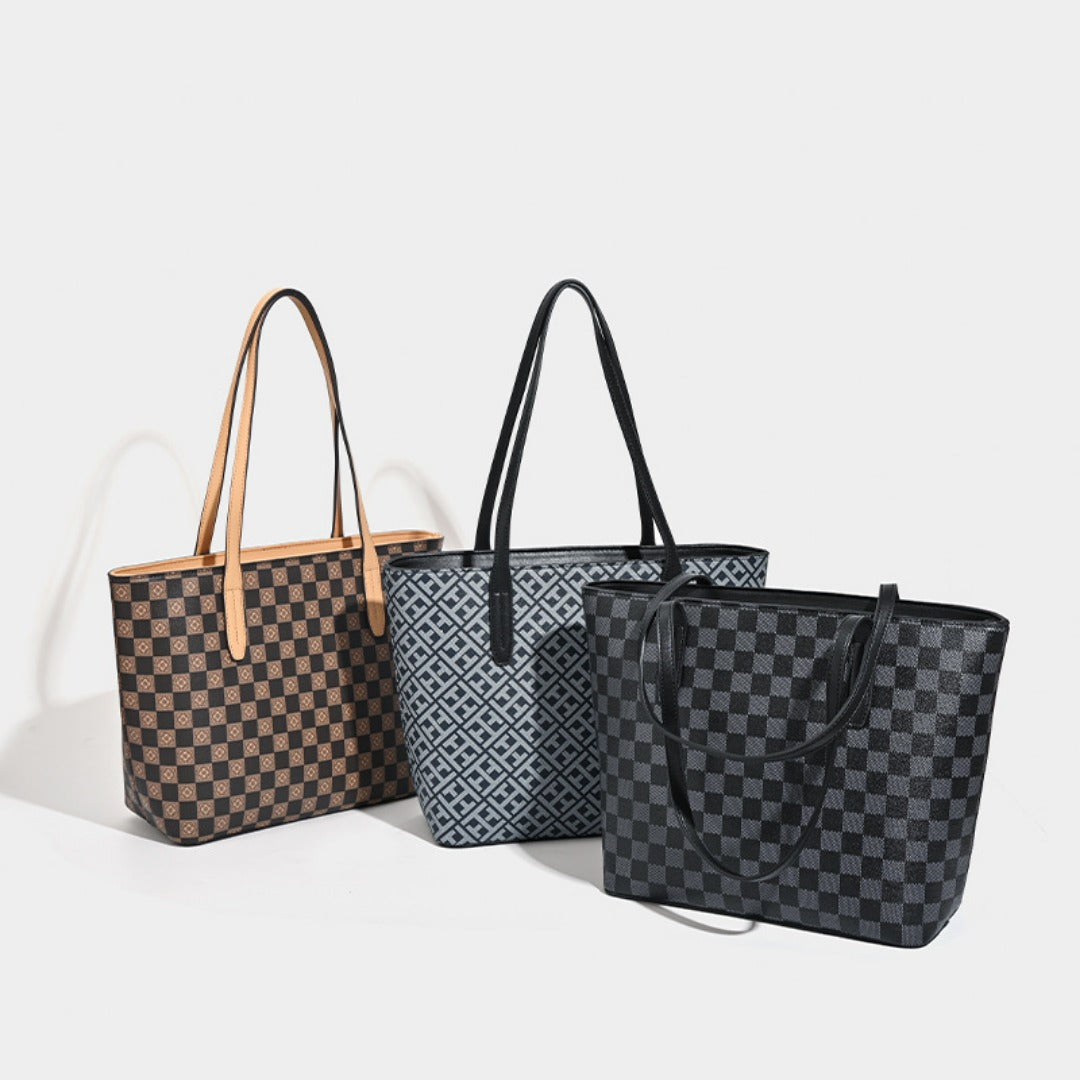 Light luxury oversized shopping bag, women's versatile portable tote bag, shoulder bag