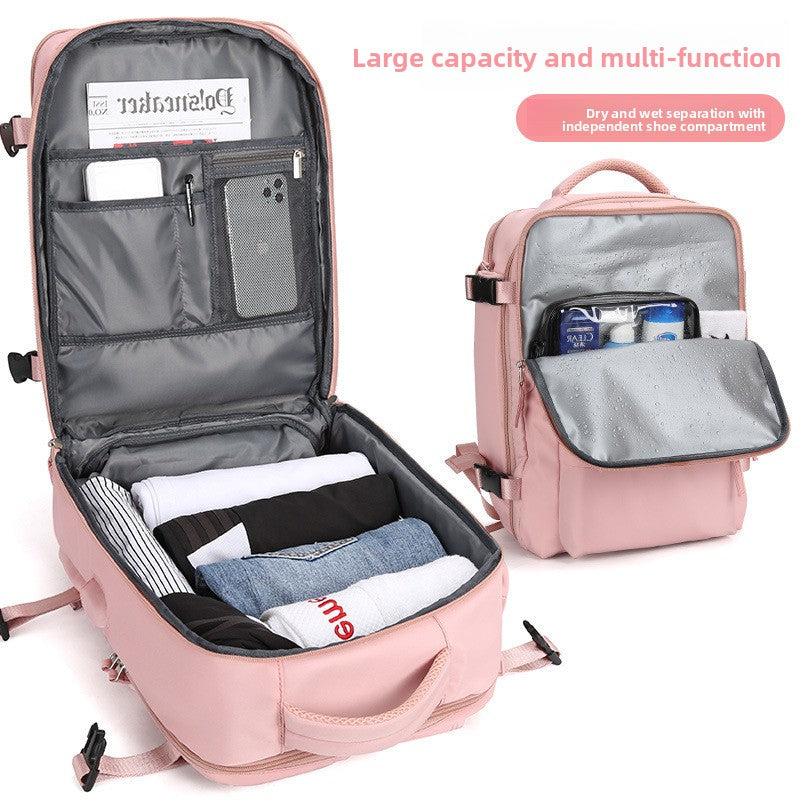 Large-capacity women's backpack