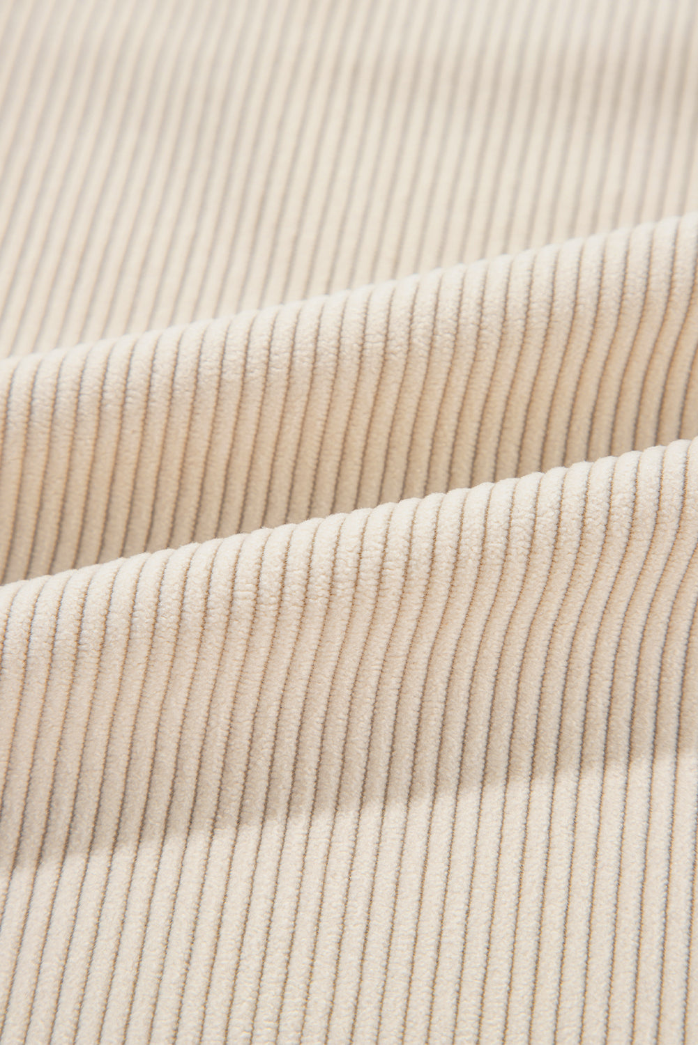 Houndstooth Corduroy Patchwork Flap Pocket Shacket