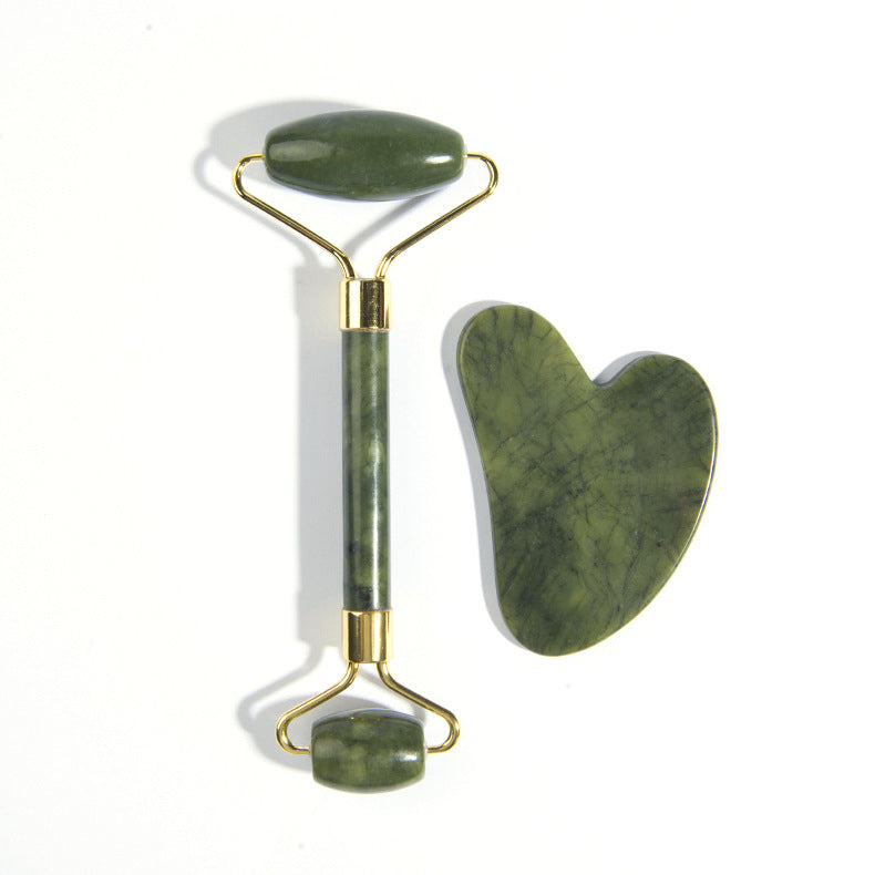 Natural jade beauty container