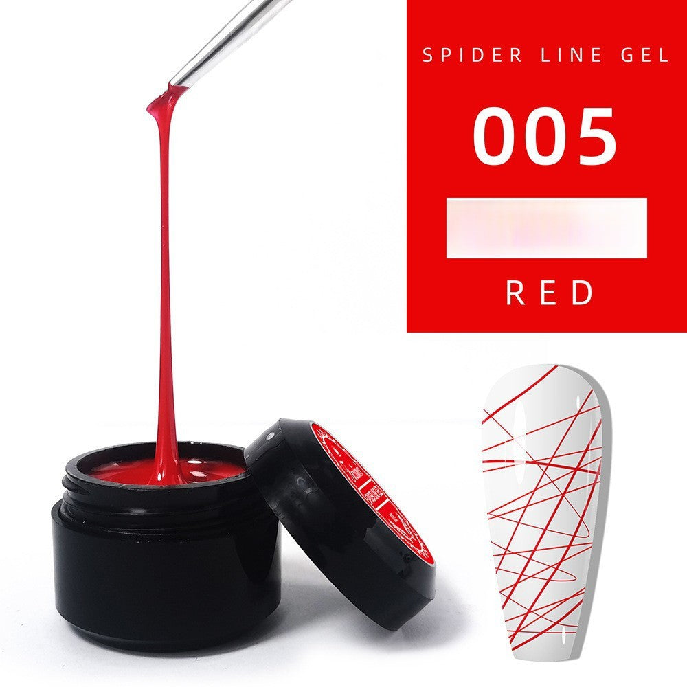 1060 Nail Art Elastic Brushed Glue Nail Polish Glue Phototherapy Nail Spider Glue Metal Painted Glue Wire Pulling Glue Silk Glue Press on Nails