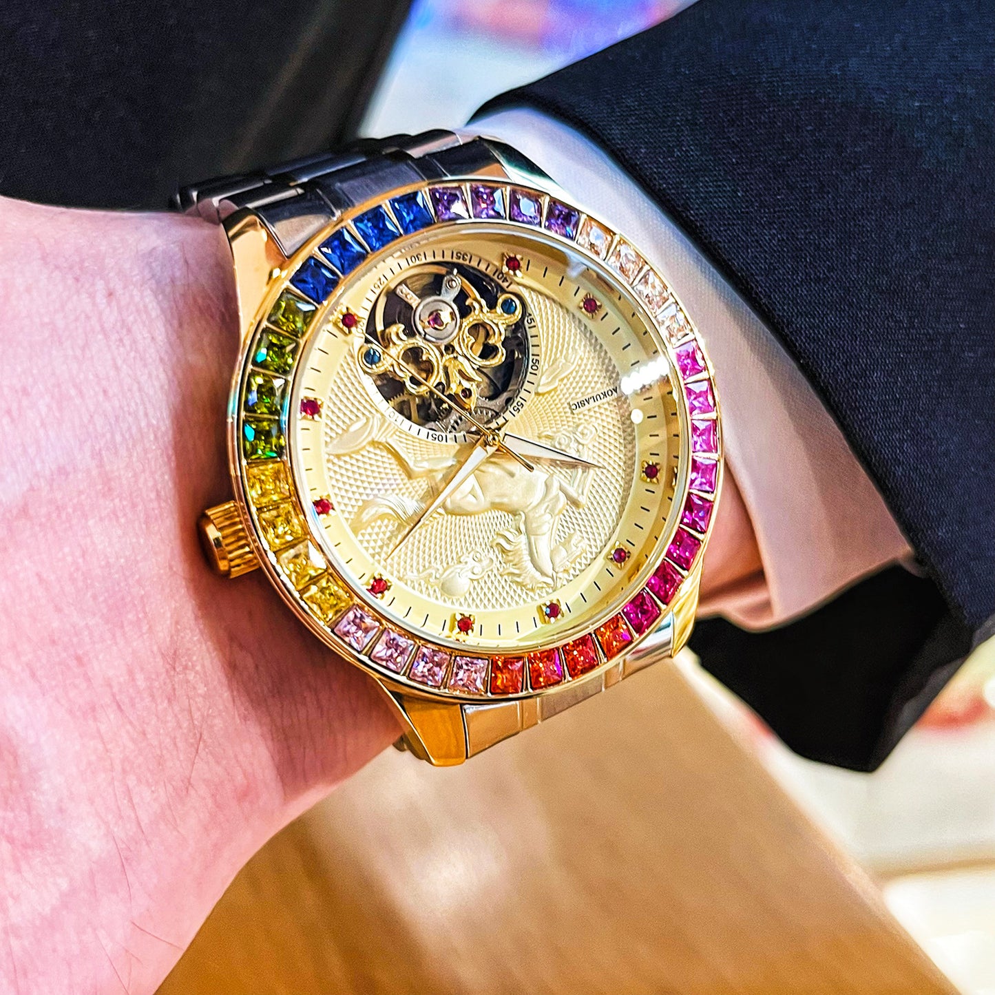 Pentium Golden Horse Mechanical Men's Watch