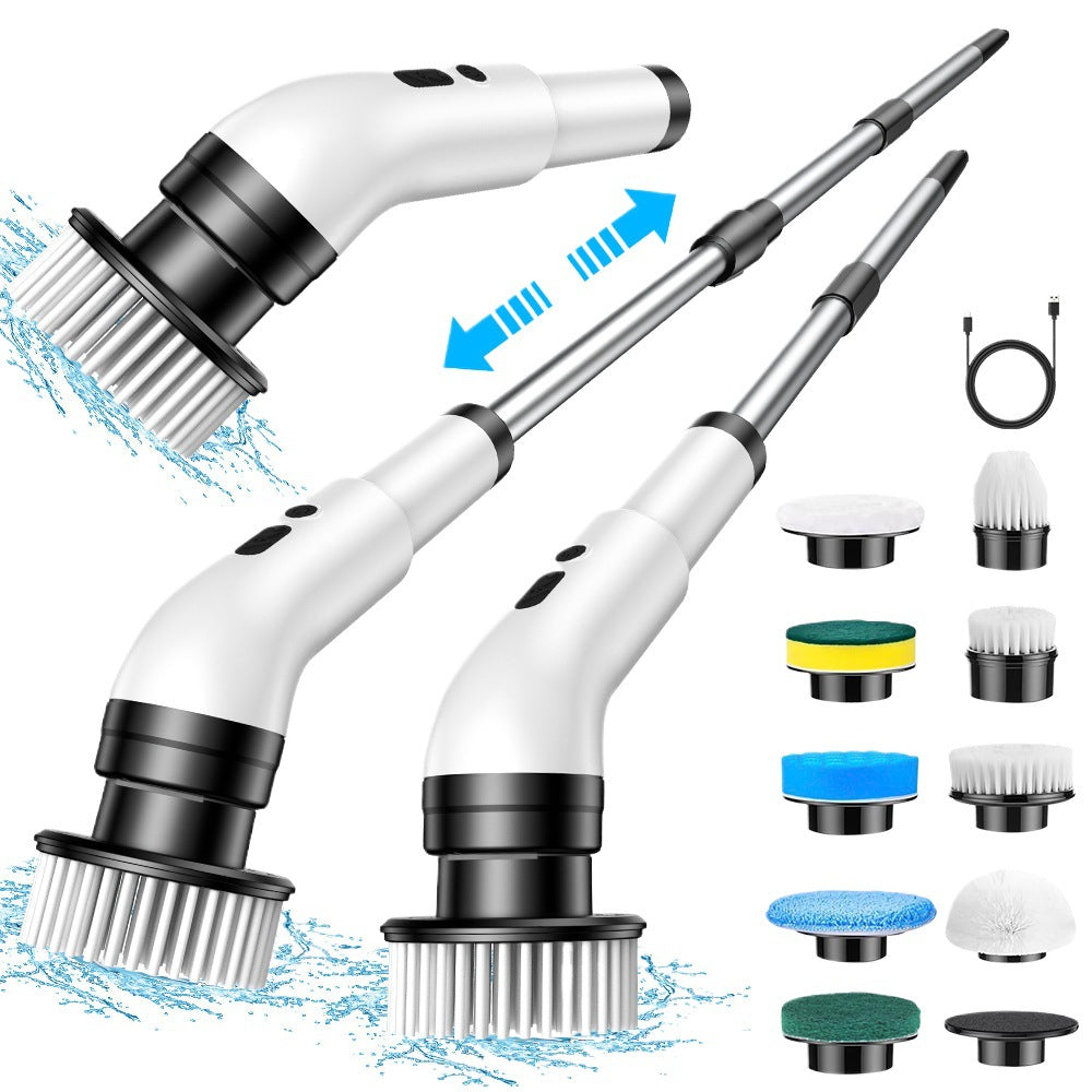 Handheld Electric Cleaning Brush with Multiple Attachments
