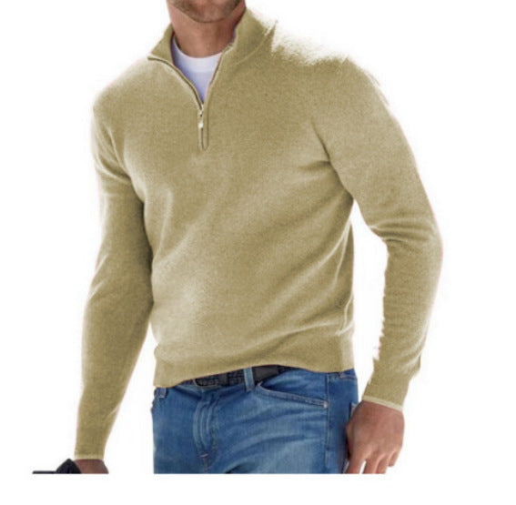 2Men's Long Sleeve Cashmere Sweater