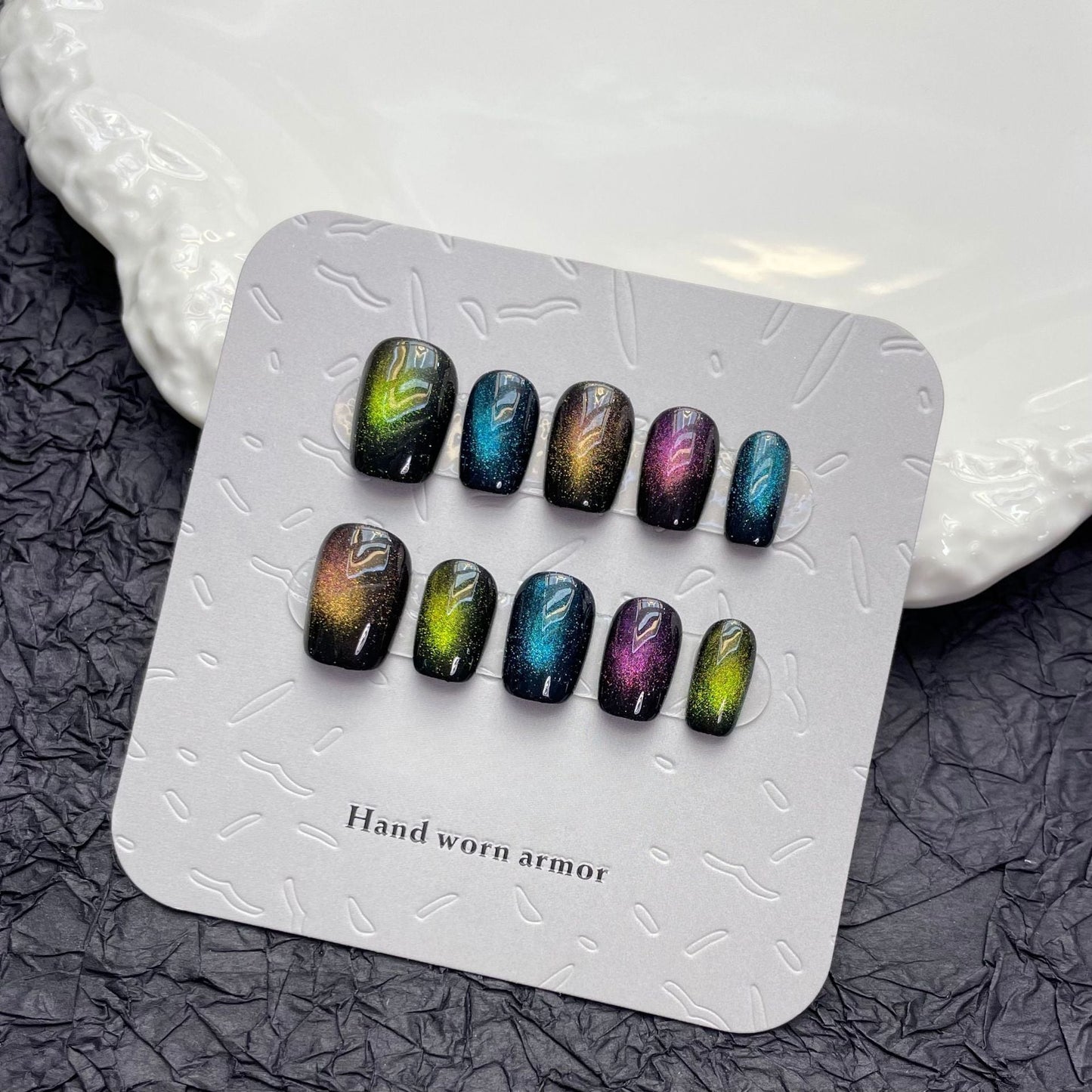 1022- Handmade press on nails fake nails removable