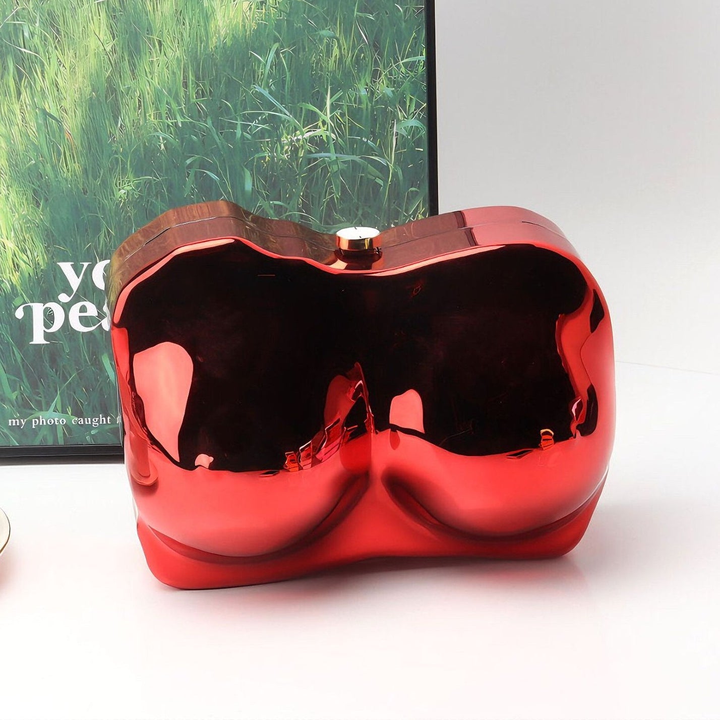 Elegant Irregular Acrylic Shaped Bag – Stylish evening Clutch Purse Perfect for Parties, Proms, and Weddings