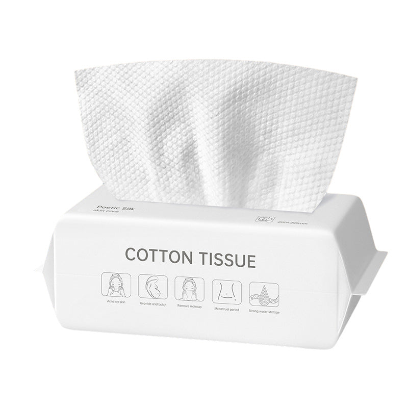 Disposable Cotton Face Towel Thickened for Wet and Dry Use