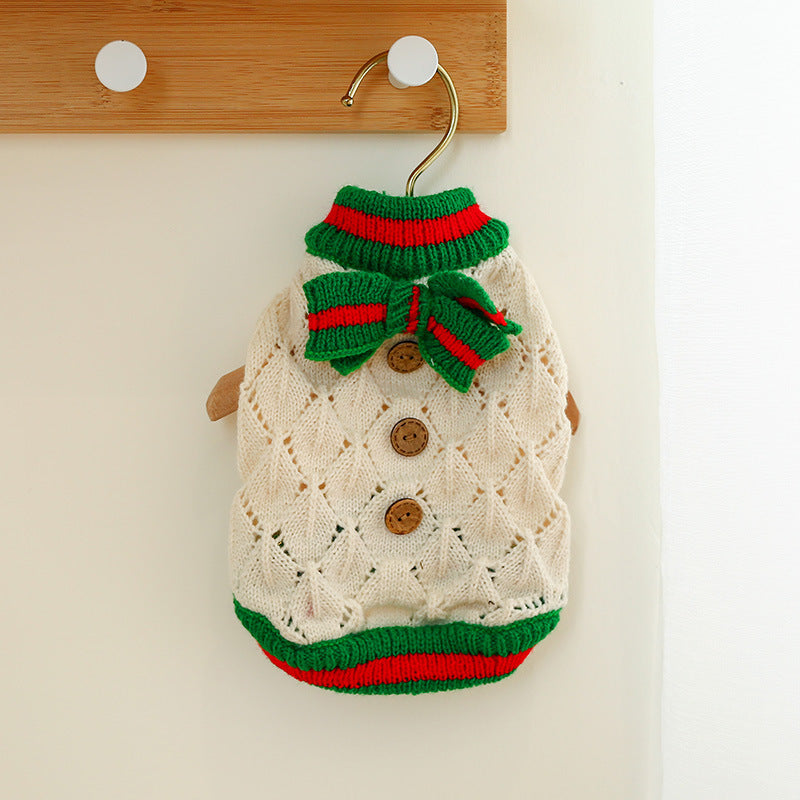 Pet Sweater for Dogs and Cats, Winter Wool Knitwear