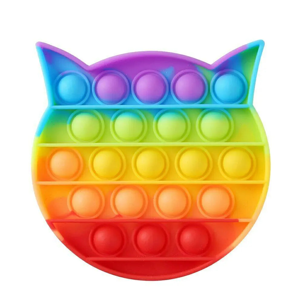 Popit Fidget Toy Push Bubble Sensory Stress Relief Kids Family Games Square Game - # BOT&G51110001